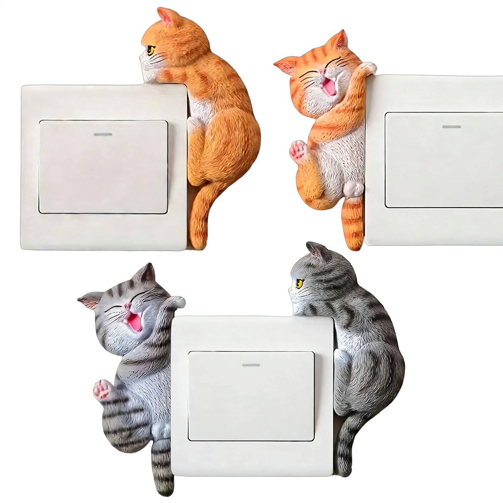 Baby Nursery Wall Lights - Naklejki na włącznik światła, 2 sztuki,