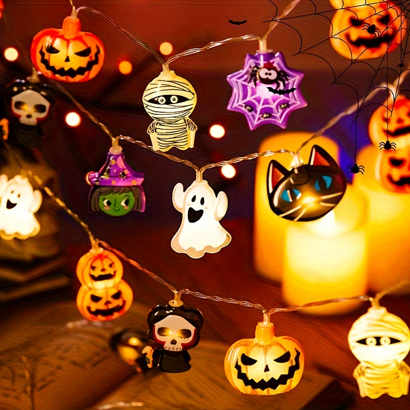 Baby Nursery Wall Lights - Straszne halloweenowe lampki LED, dekoracyjne lampki
