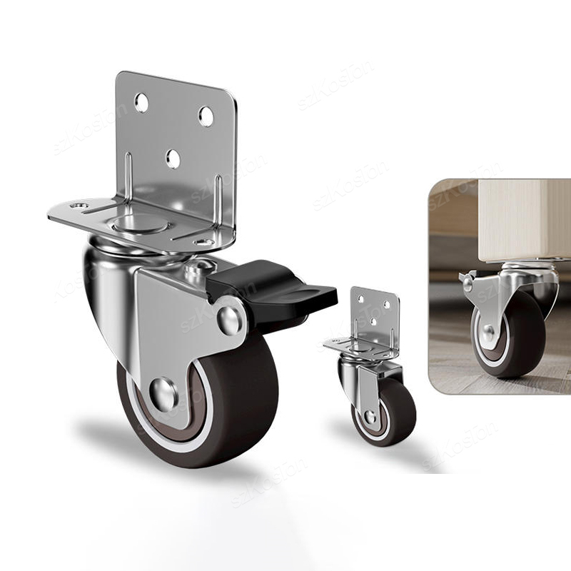 Baby Nursery Trolley - 4 szt. Kółka meblowe w kształcie
