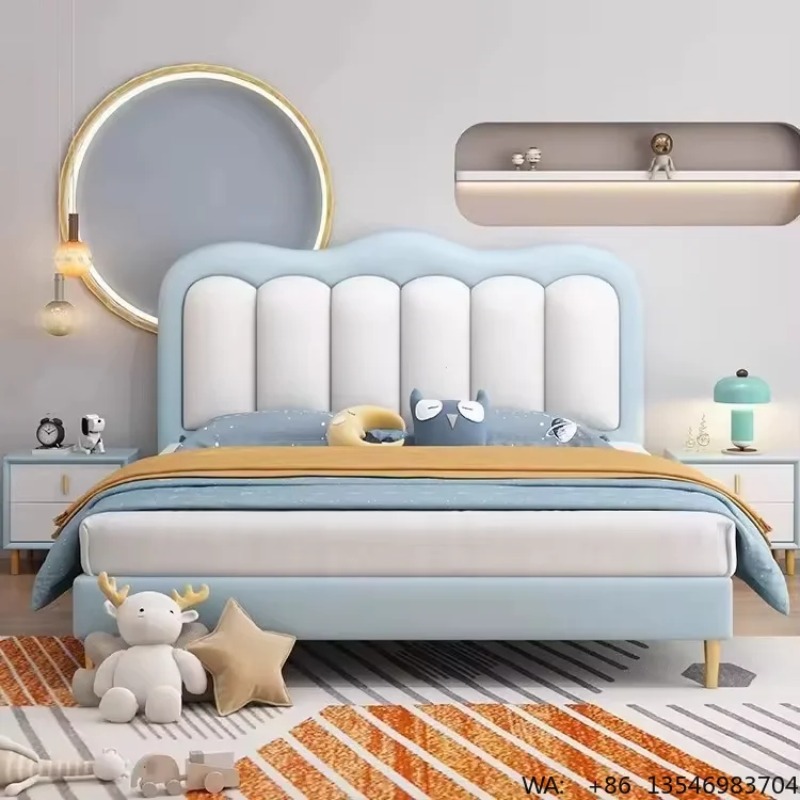 Baby Nursery Frames - Drewniana łóżeczko dziecięce z litego drewna,