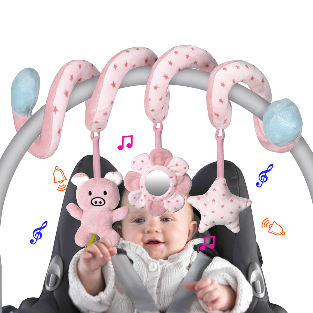 Baby Nursery Trolley - Fotelik samochodowy dla niemowląt spiralna aktywność