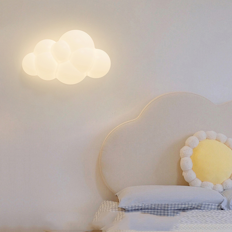 Biała chmura Kinkiety do pokoj – Baby Nursery Wall Lights recenzja i cena