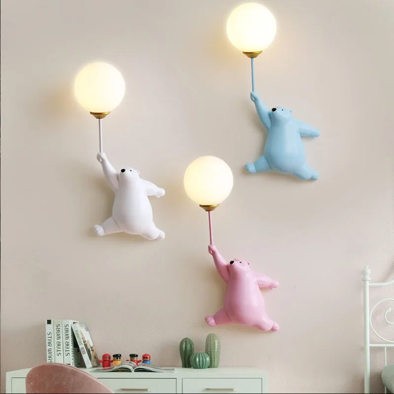 Kreskówka Niedźwiedź polarny K – Baby Nursery Wall Lights recenzja i cena