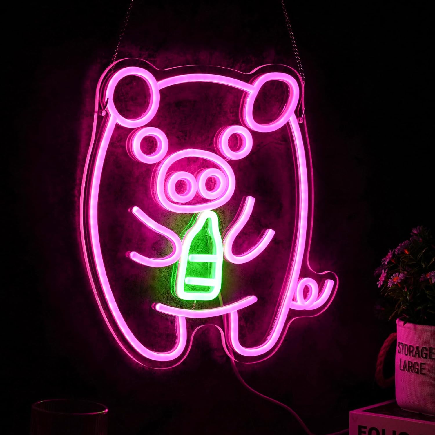 Neonowy znak LED w kształcie b – Baby Nursery Wall Lights recenzja i cena
