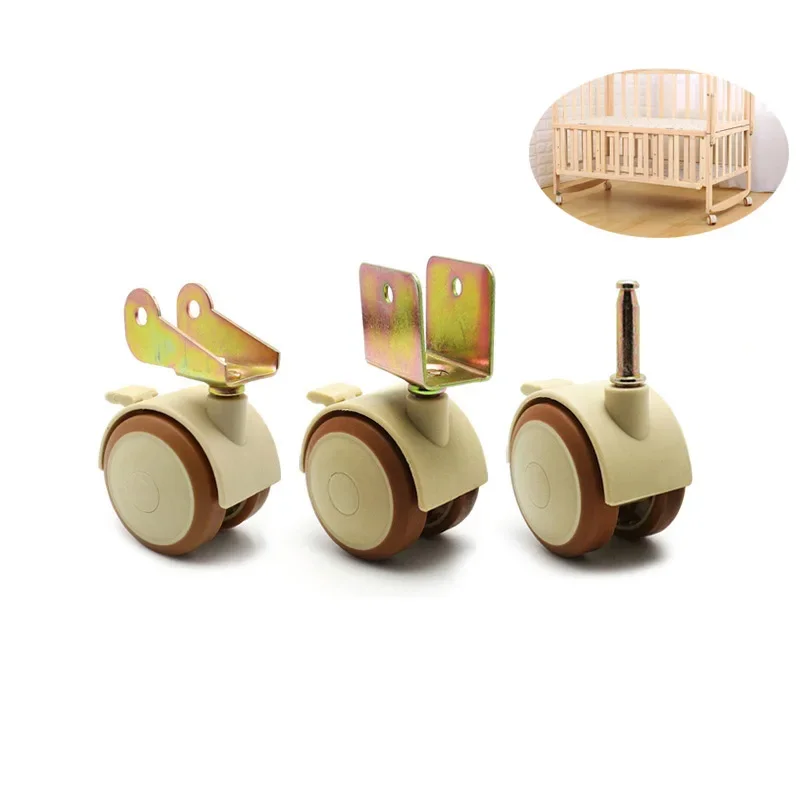 2/4 szt. 2'' Kółka obrotowe do – Baby Nursery Trolley recenzja i cena