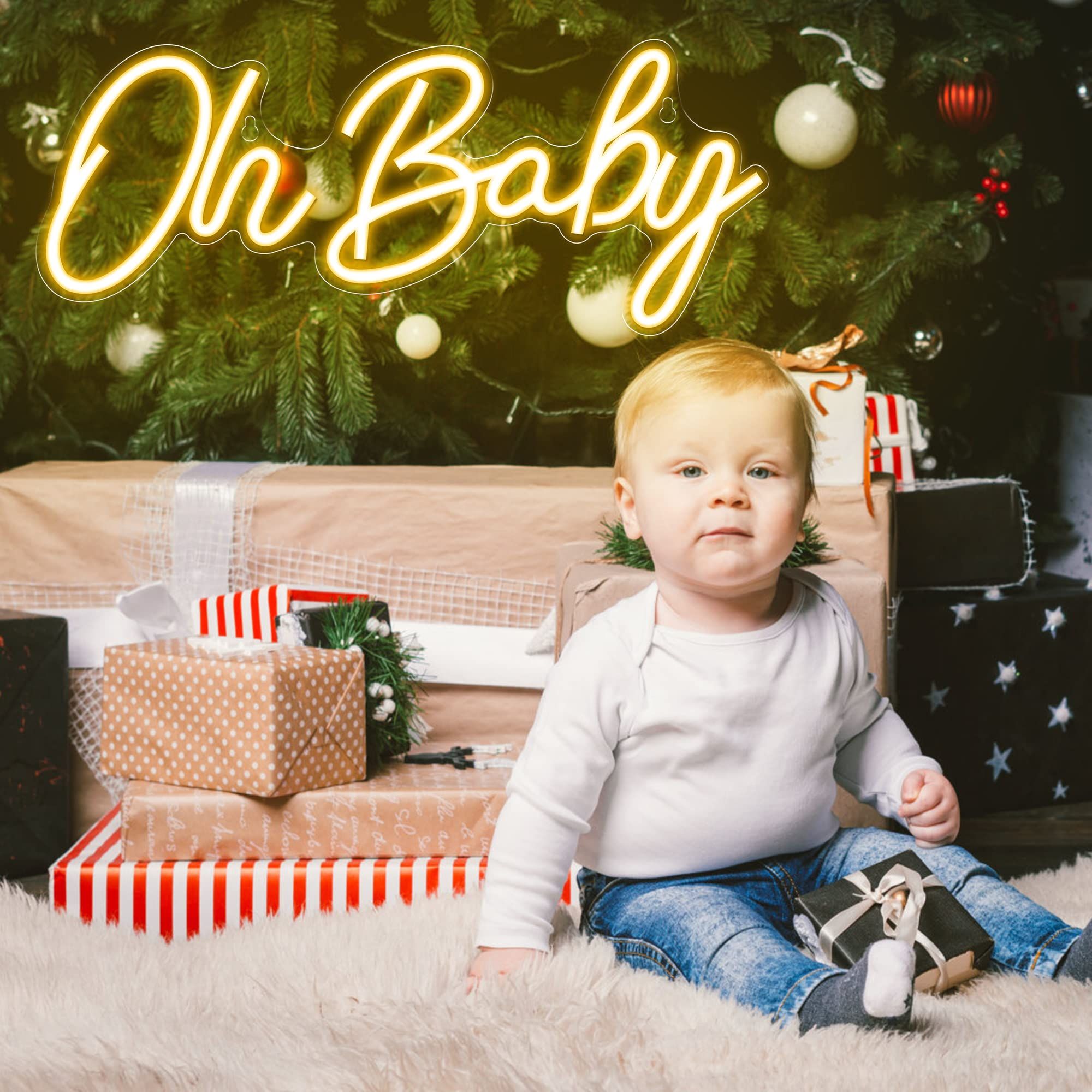 Neonowy znak LED Oh Baby, ście – Baby Nursery Wall Lights recenzja i cena