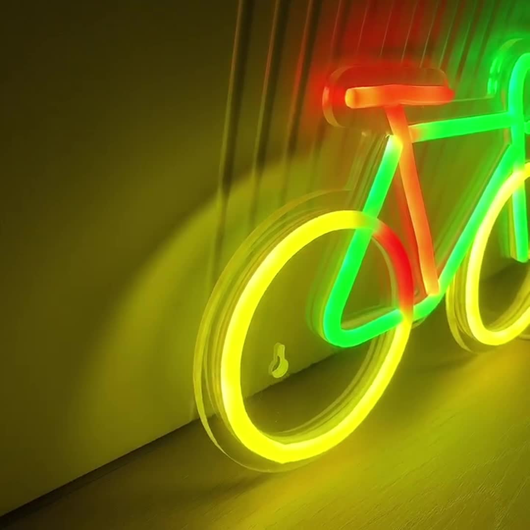 Neon rowerowy LED, do dekoracj – Baby Nursery Wall Lights recenzja i cena