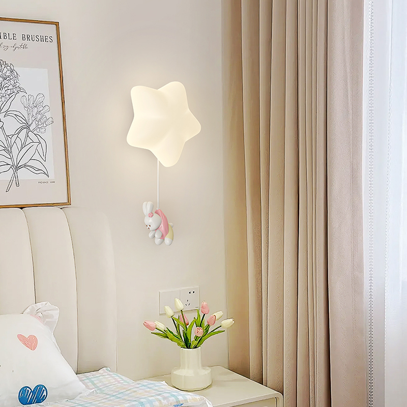 Romantyczna gwiazda kinkiet do – Baby Nursery Wall Lights recenzja i cena