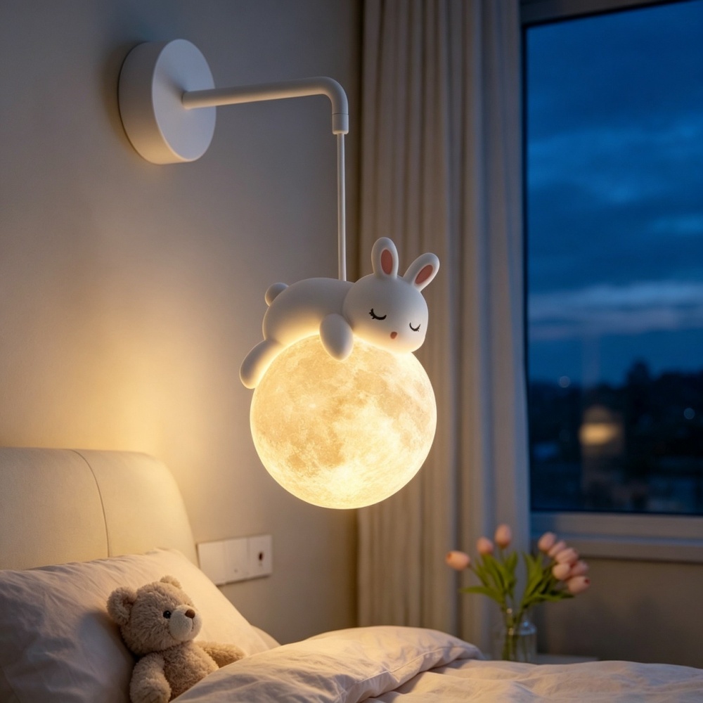 Urocza lampa ścienna ze zwierz – Baby Nursery Wall Lights recenzja i cena