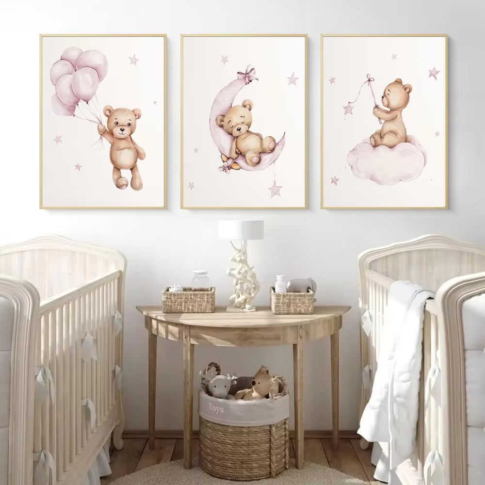 Dekoracja ścienna do pokoju dz – Baby Nursery Decor Girl recenzja i cena