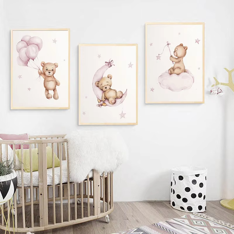 Dekoracja ścienna do pokoju dz – Baby Nursery Decor Girl recenzja i cena