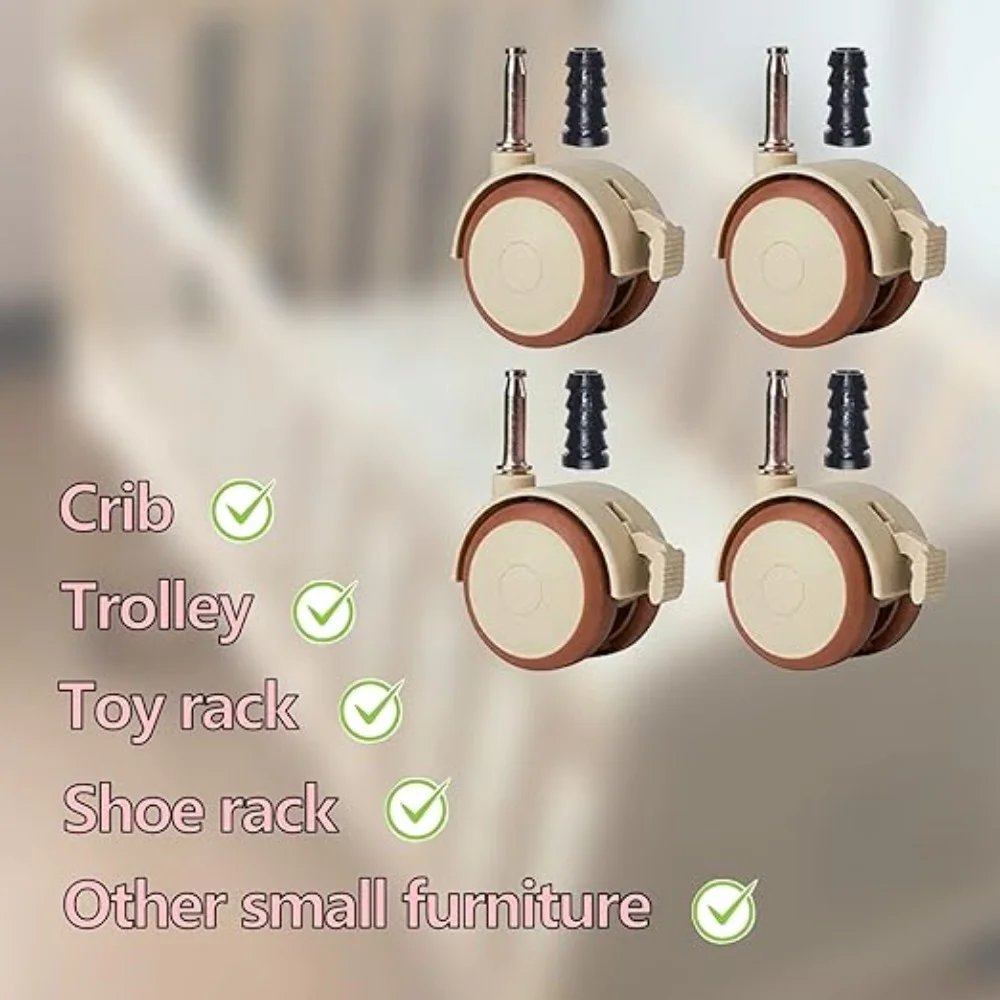 1/4 szt. Nylonowe kółka obroto – Baby Nursery Trolley recenzja i cena