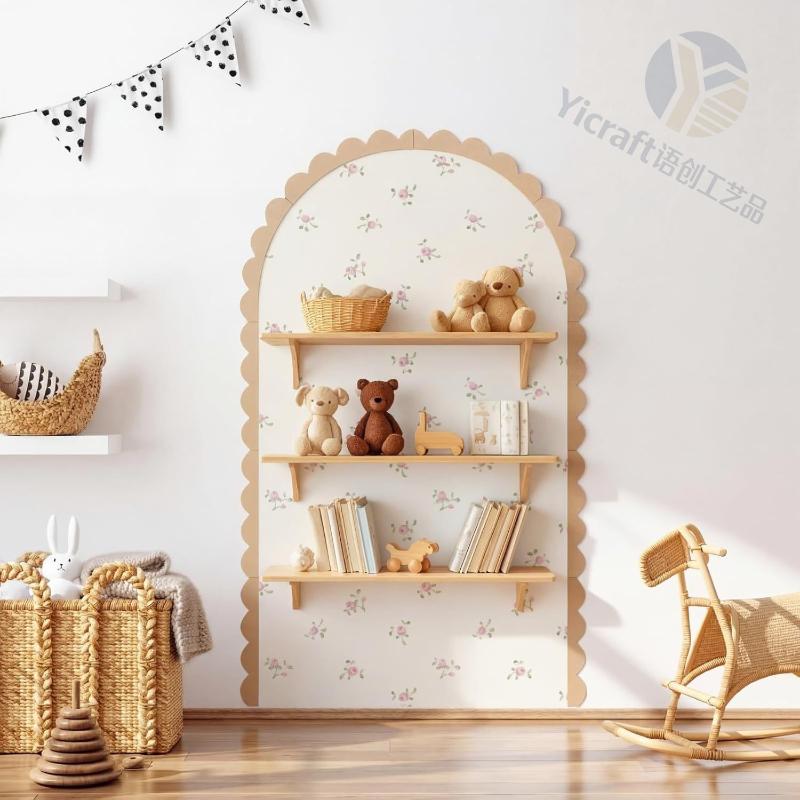 Drewniany Łuk Dekoracyjny na Ś – Baby Nursery Frames recenzja i cena