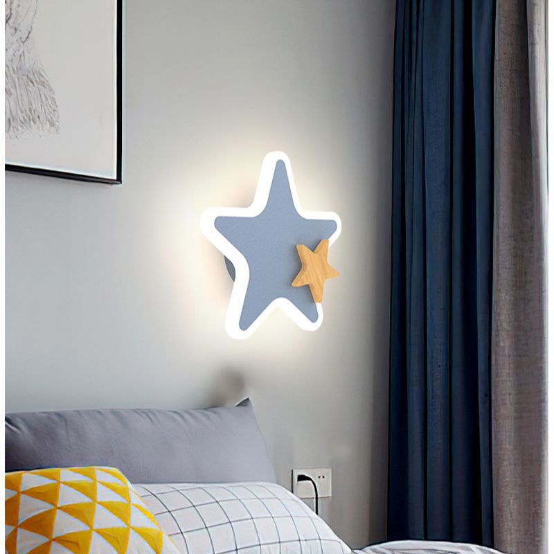 Kreskówka LED Rakieta Kinkiet  – Baby Nursery Wall Lights recenzja i cena